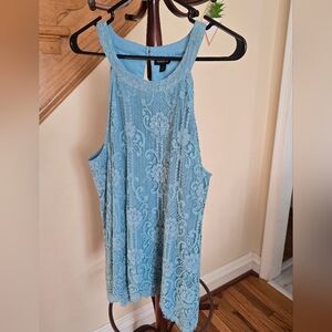Torrid Blue Lace Women's Top